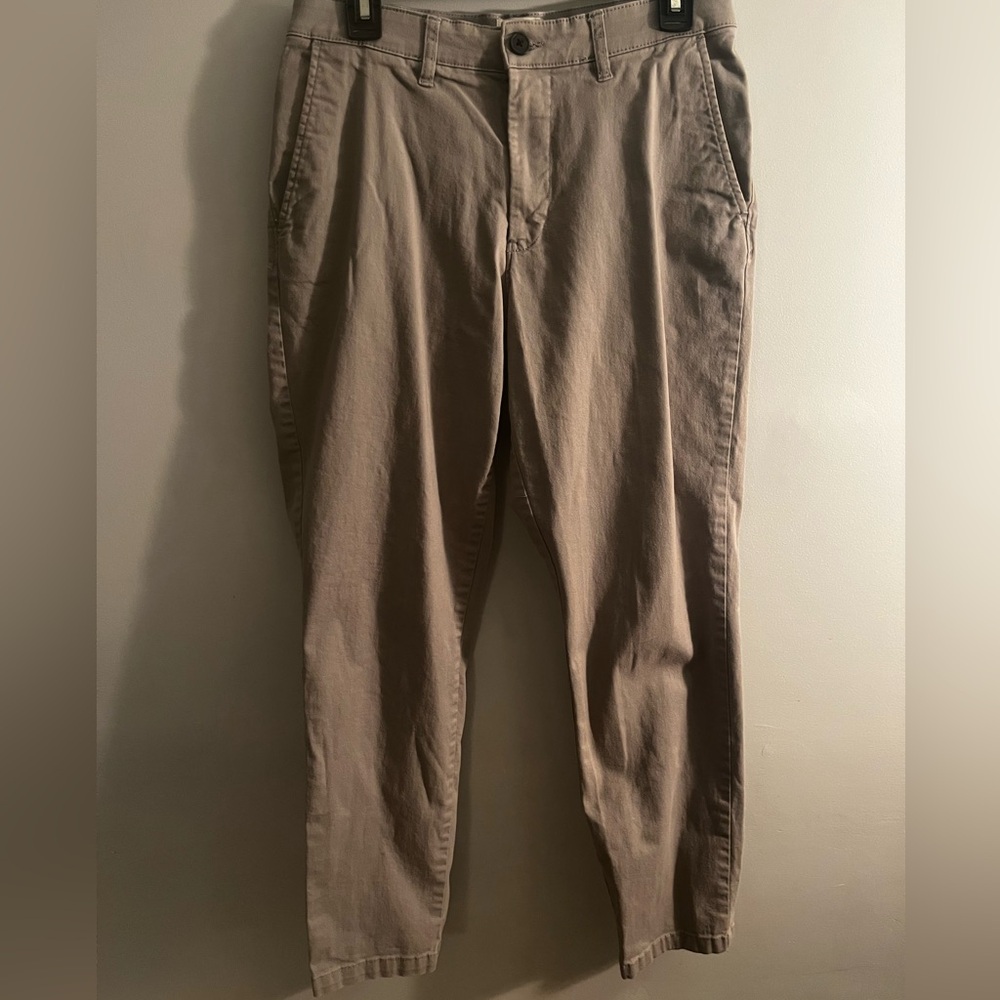 H&M Men's Khaki Gray Slim Fit Chinos